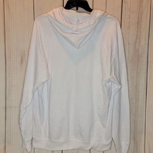 California Fleece by American Apparel Mens White Hoodie $ 'MULAH' Size XL - NEW